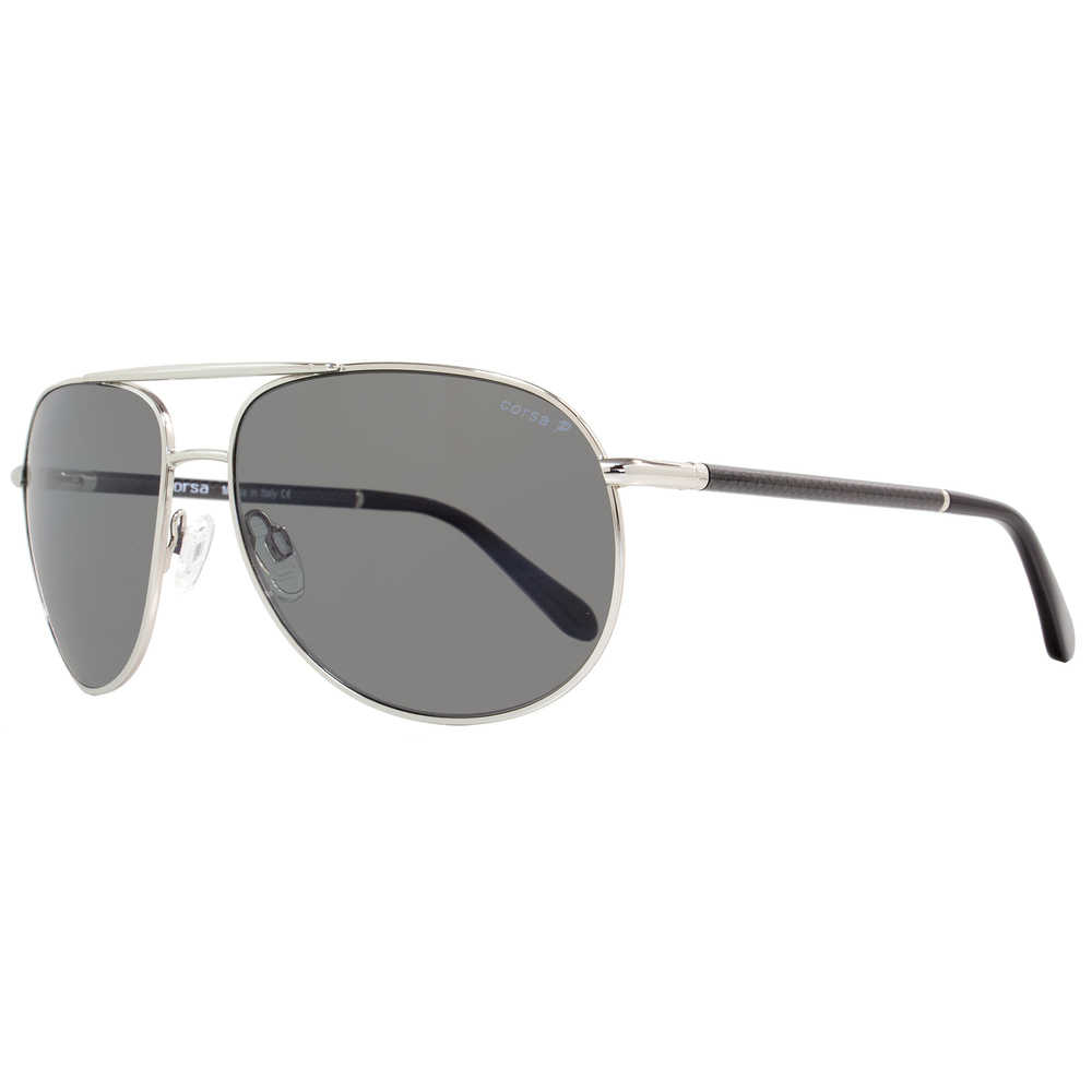 Corsa Aviator Sunglasses Marko C02 Palladium/Carbon Fiber Polarized